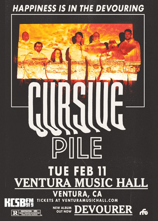 Cursive at the Ventura Music Hall 2/11/25