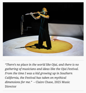 Photo of Claire Chase: Walter Wlodarczyk